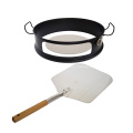 14 Inch Aluminium Pizza Shovel With Wooden Handle